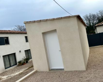 Création d'un abri de jardin à Meyrargues 